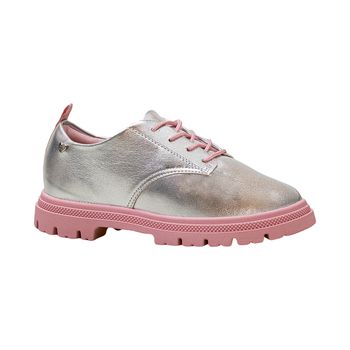 Tenis-Casual-Prata-e-Rosa-Kids-Solado-Tratorado-|-Molekinha-Tamanho--36---Cor--PRATA-0